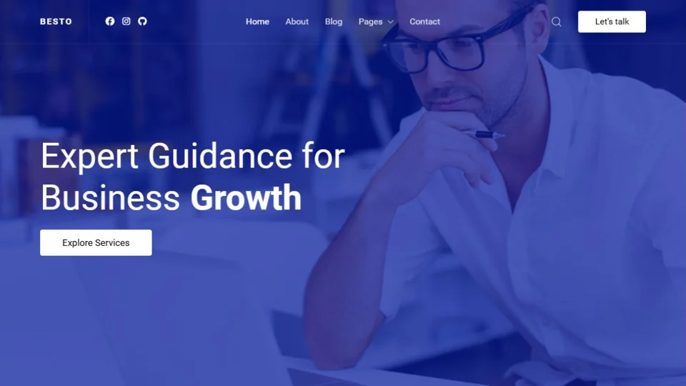 Besto template for Joomla 6