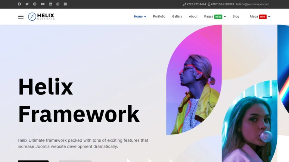 Helix Ultimate template for Joomla 6
