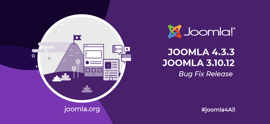 Joomla 4.3.3 и 3.10.12: релизы исправлений